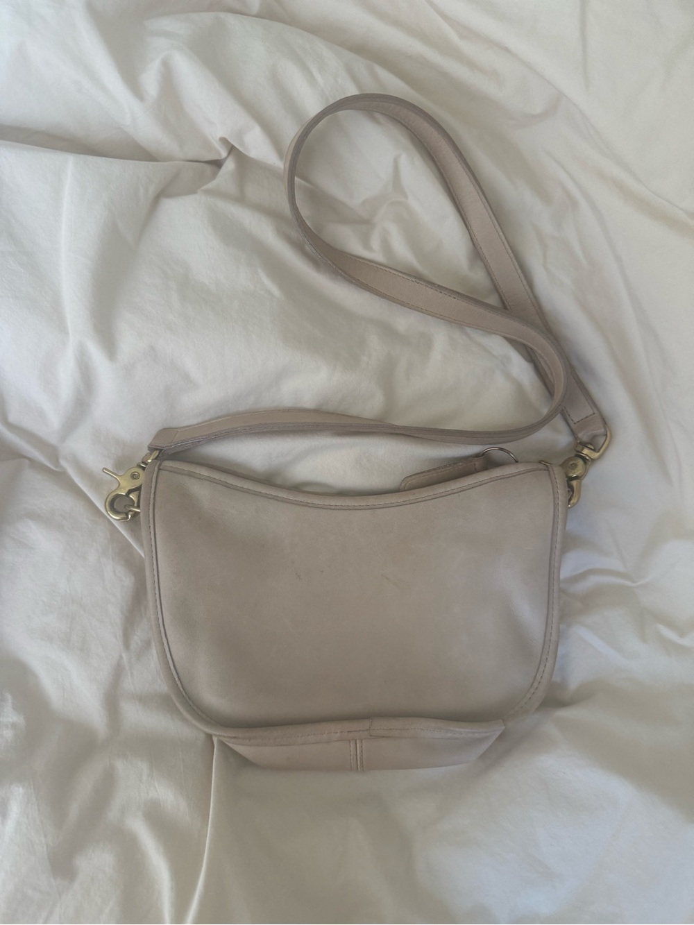 Coach Small Shoulder Bag - Light Beige